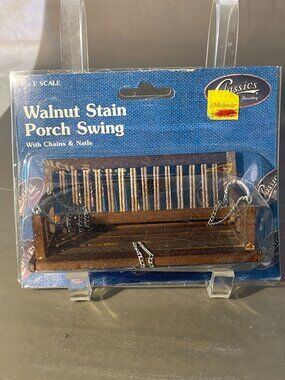 Vintage Classics by Handley Dollhouse House Porch Swing #74081 Furniture (1405)